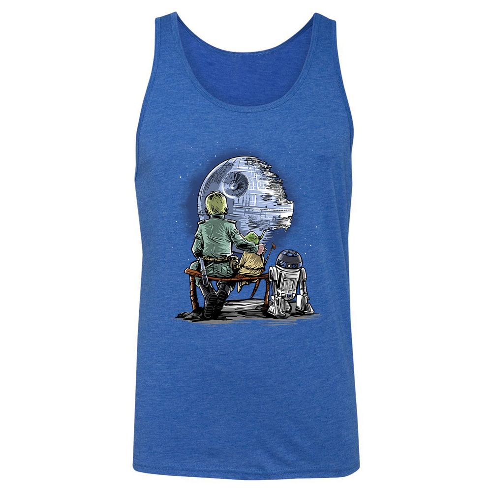 Unisex Jersey Tank - UM3WH9AL - True Royal Triblend - 12