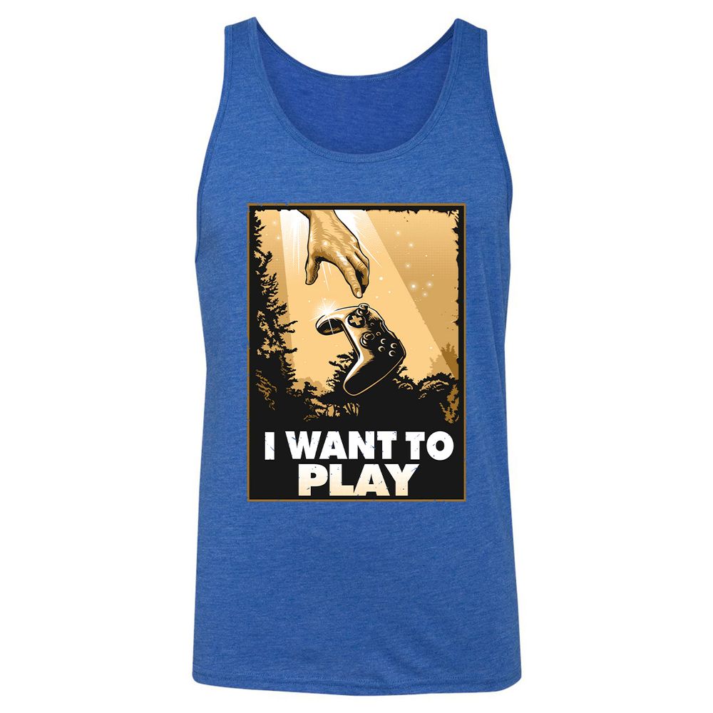 Unisex Jersey Tank - 5B1SLHUD - True Royal Triblend - 12