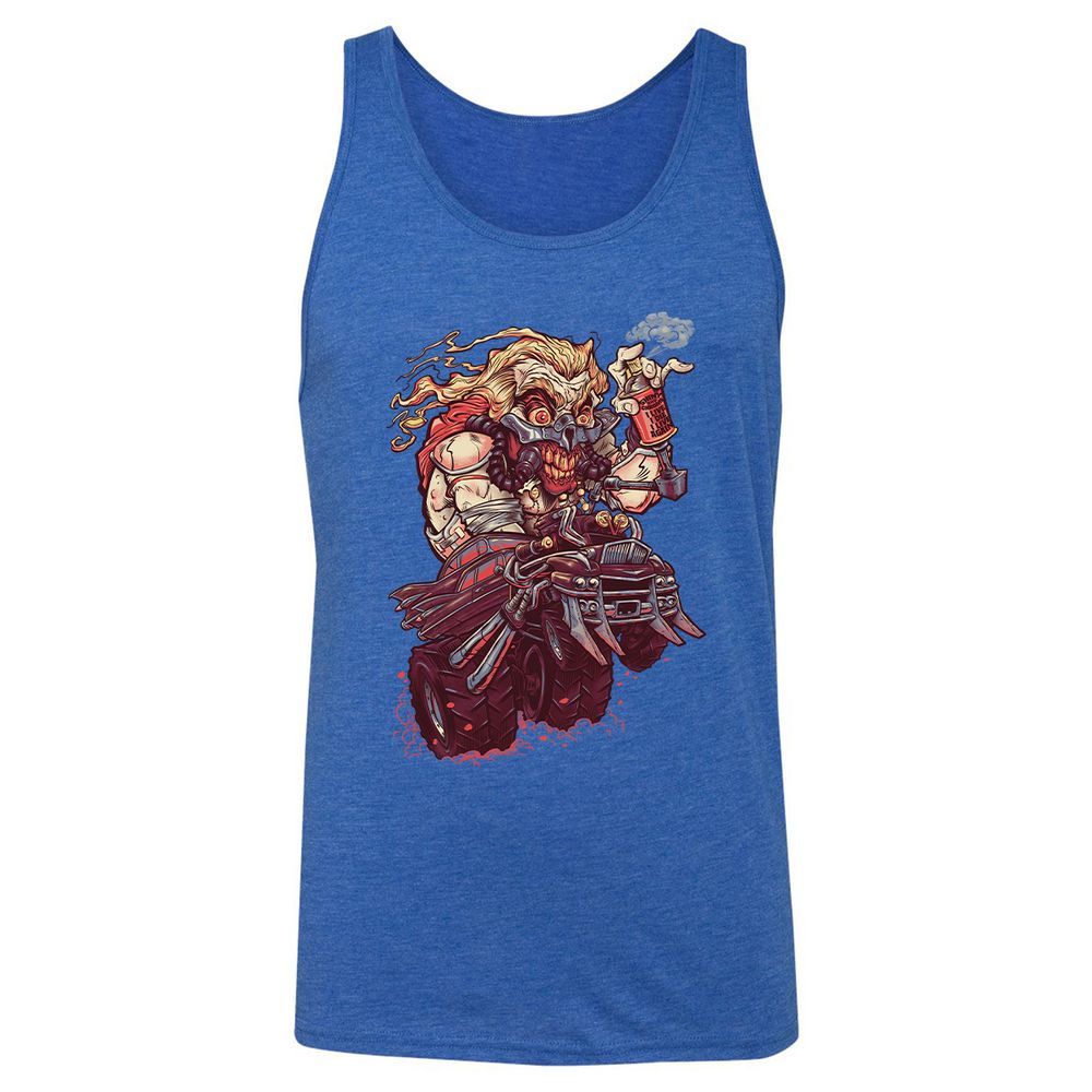 Unisex Jersey Tank - UM8FS6DJ - True Royal Triblend - 12