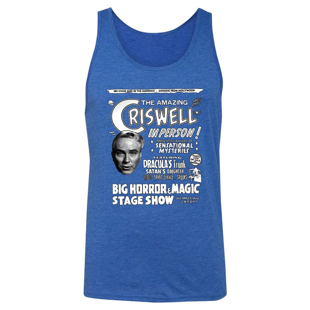 Unisex Jersey Tank - QN8FY48D - True Royal Triblend - 12