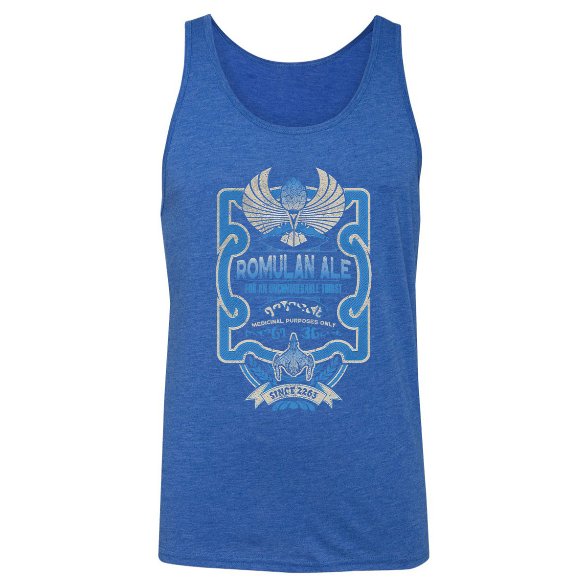 Unisex Jersey Tank - TQ37QXF9 - True Royal Triblend - 12