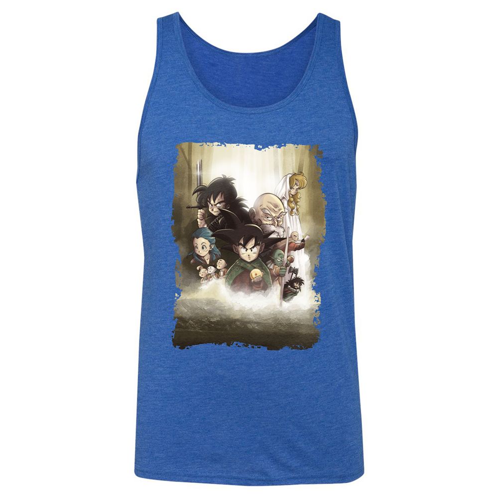 Unisex Jersey Tank - KTUFKTNB - True Royal Triblend - 12