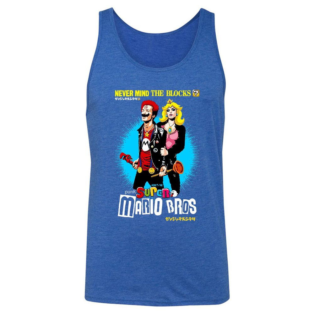 Unisex Jersey Tank - ZJGW2KAR - True Royal Triblend - 12