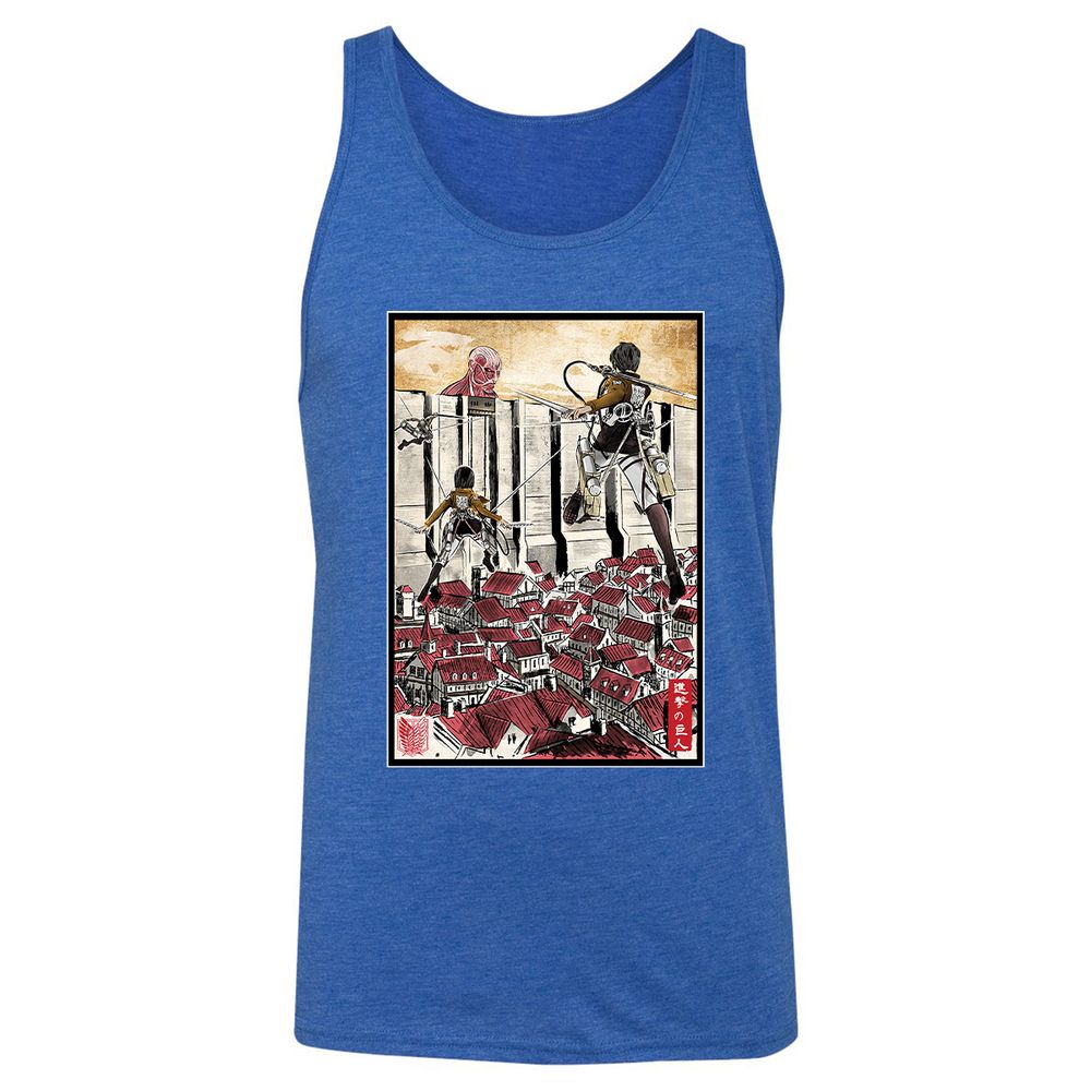 Unisex Jersey Tank - 17X46A1Q - True Royal Triblend - 12