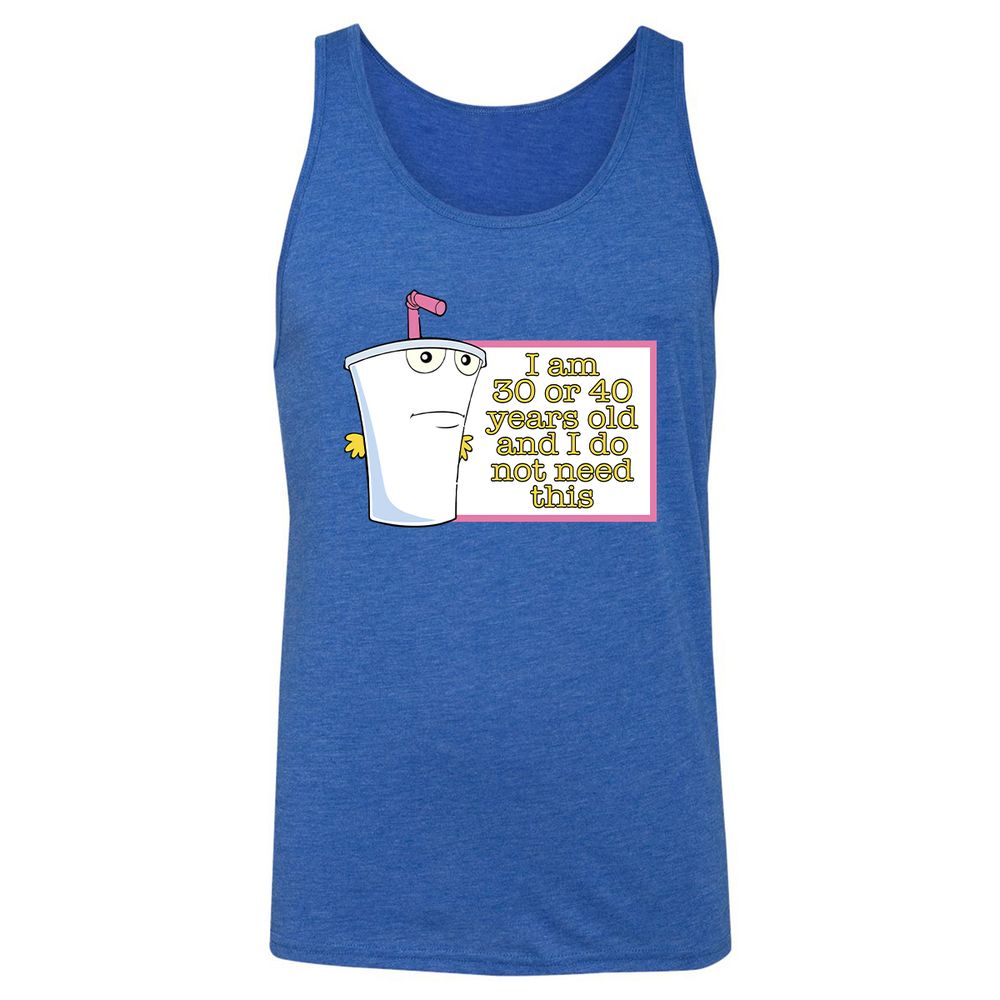 Unisex Jersey Tank - CJVKK1FN - True Royal Triblend - 12