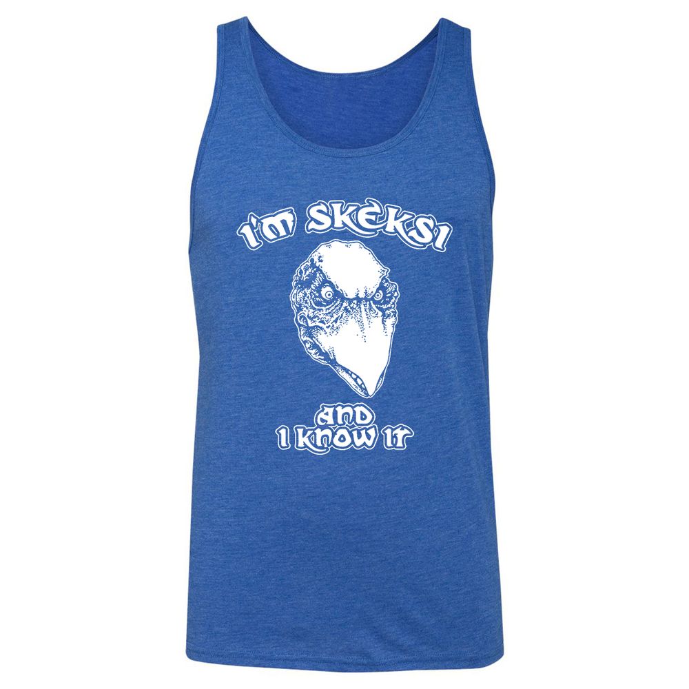 Unisex Jersey Tank - XQH4UW9A - True Royal Triblend - 12