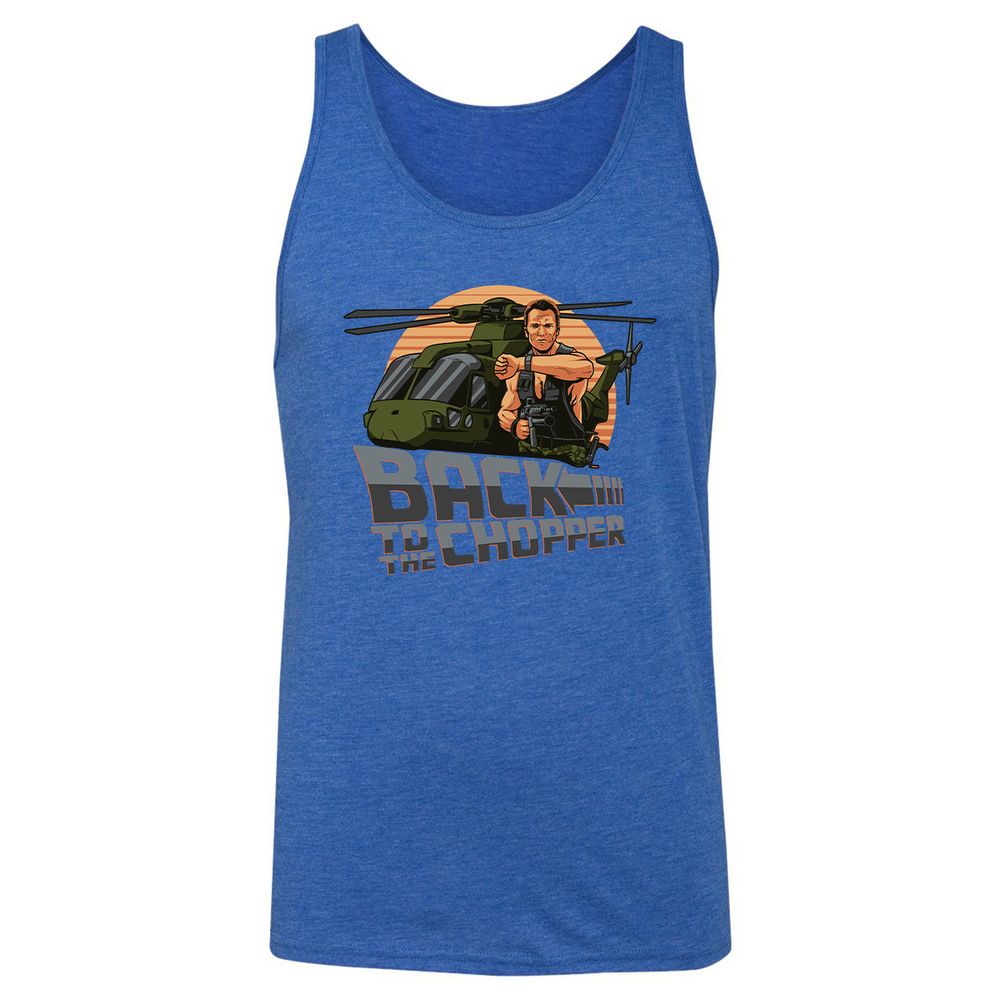 Unisex Jersey Tank - QJZC8J2L - True Royal Triblend - 12