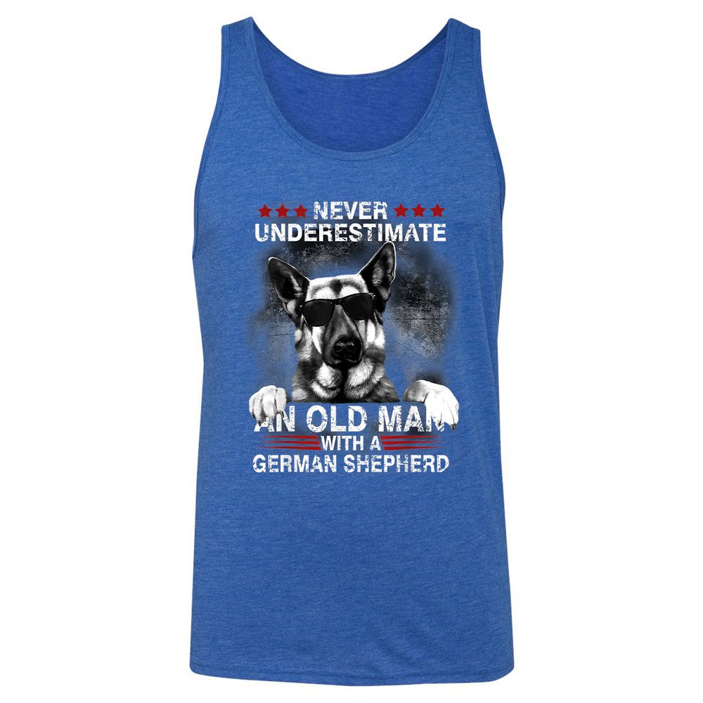 Unisex Jersey Tank - MG8LD7Z2 - True Royal Triblend - 12