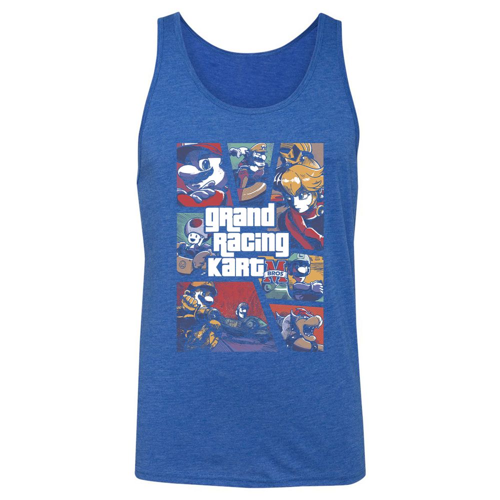 Unisex Jersey Tank - BRG9P3PV - True Royal Triblend - 12
