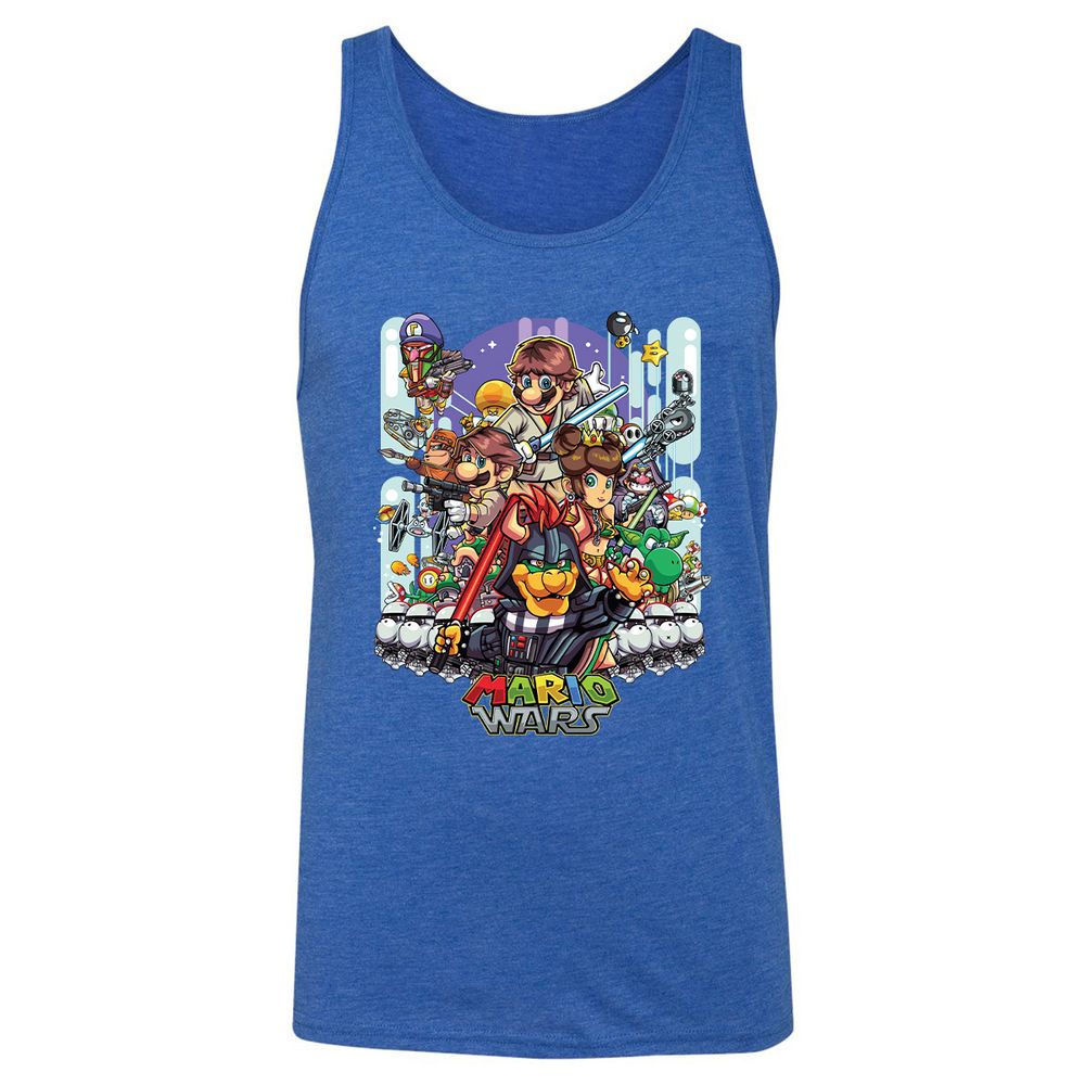 Unisex Jersey Tank - P2FGX8EL - True Royal Triblend - 12