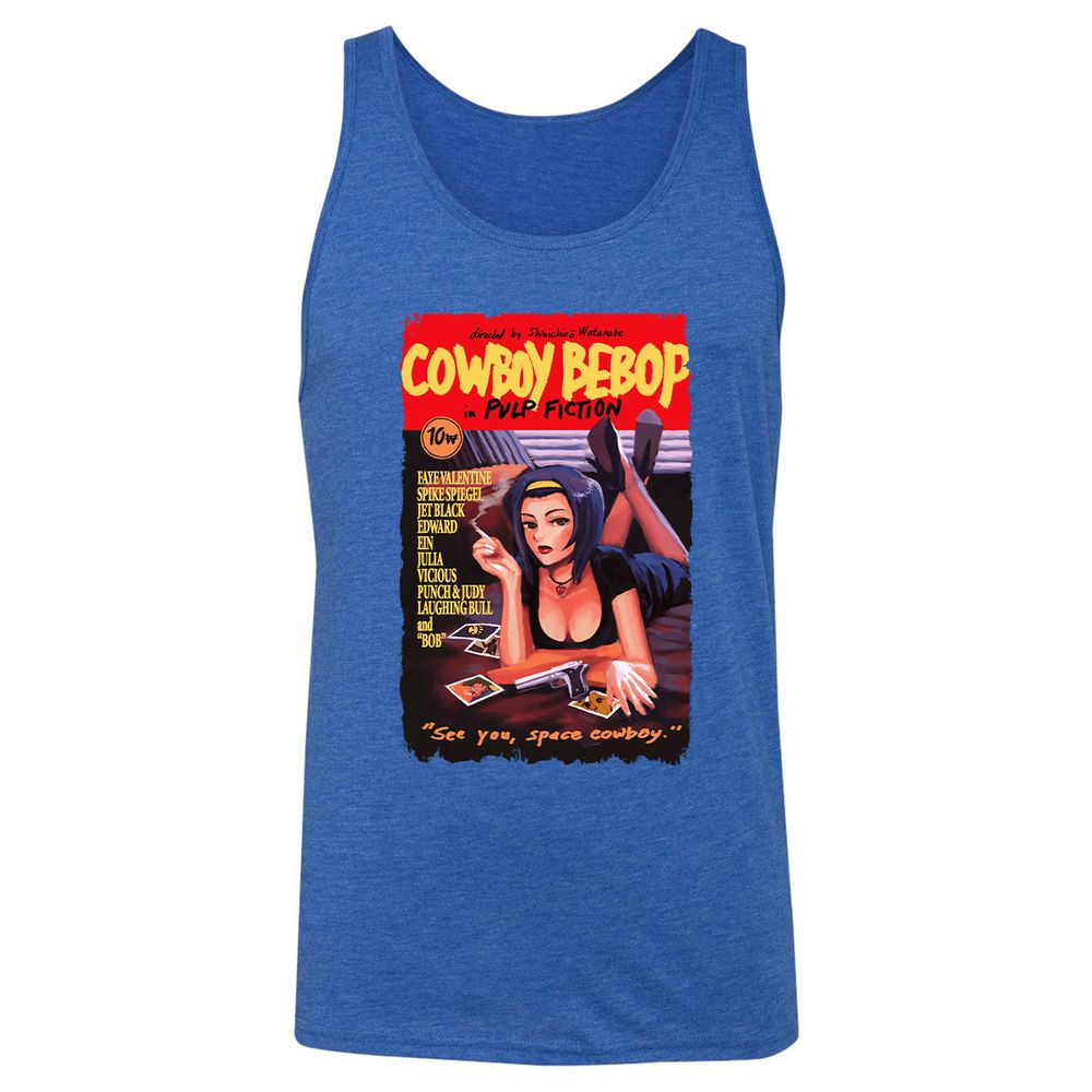 Unisex Jersey Tank - URXUJ6JG - True Royal Triblend - 12