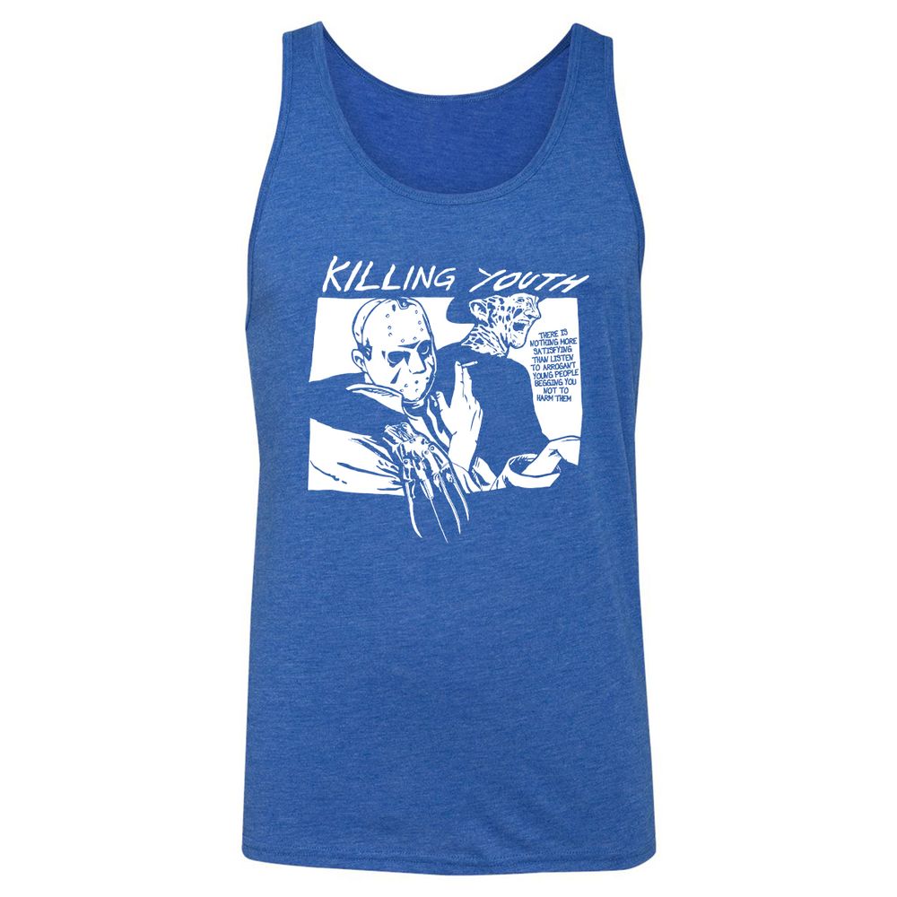 Unisex Jersey Tank - JD99HVHV - True Royal Triblend - 12