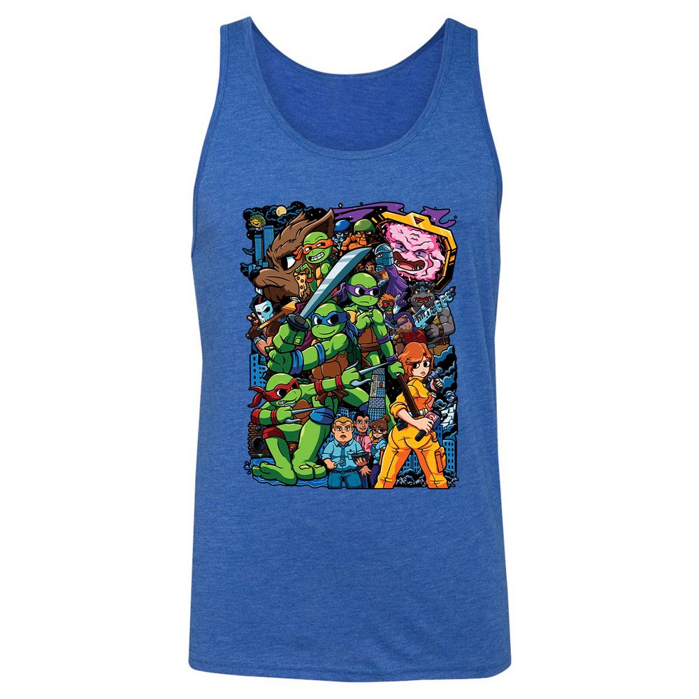 Unisex Jersey Tank - YRBN5M1D - True Royal Triblend - 12