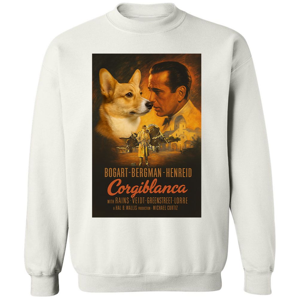 Classic Unisex Sweatshirt - UJ4RNZRB - White - 12