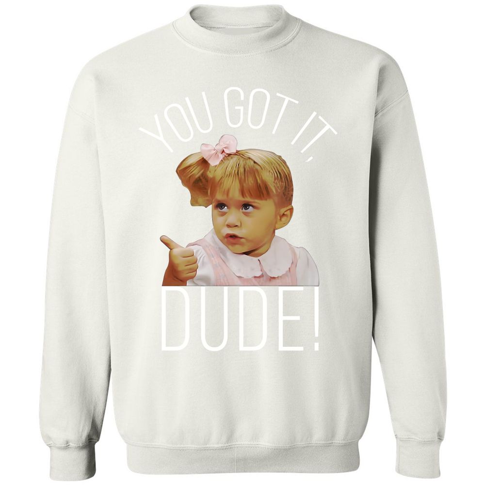 Classic Unisex Sweatshirt - XDCYNJ7F - White - 12