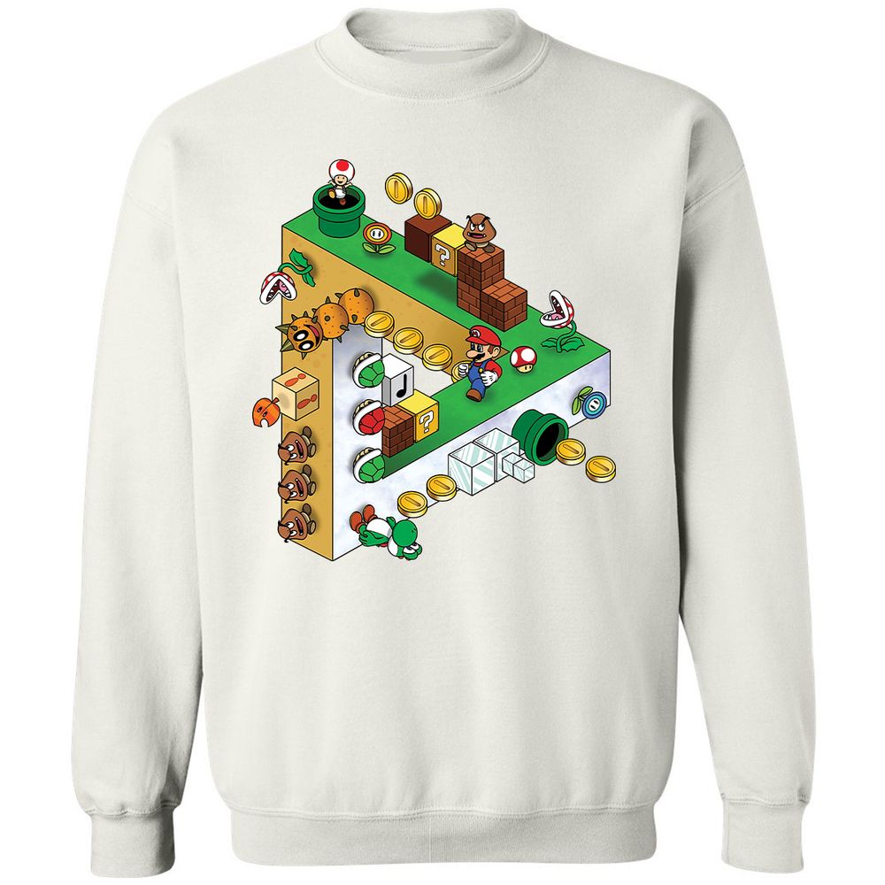 Classic Unisex Sweatshirt - SJVGZ3X7 - White - 12