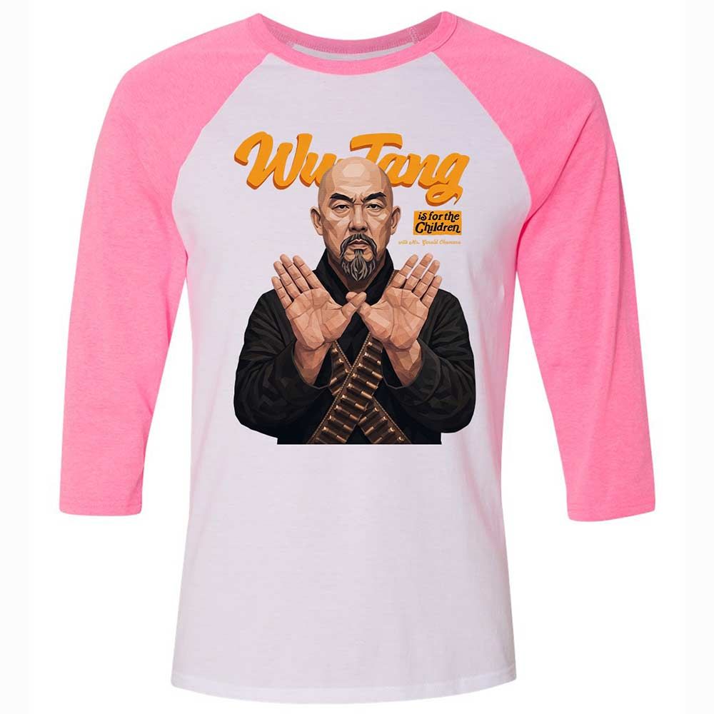 Unisex 3/4 Baseball Tee - P9QXT1XZ - White/Neon Pink - 12