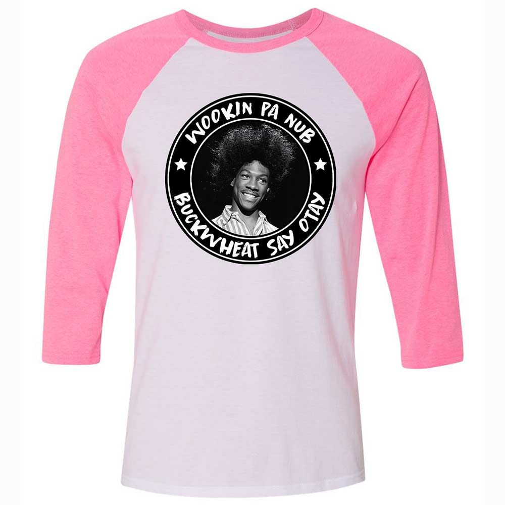 Buckwheat Say Otay - White/Neon Pink - 12