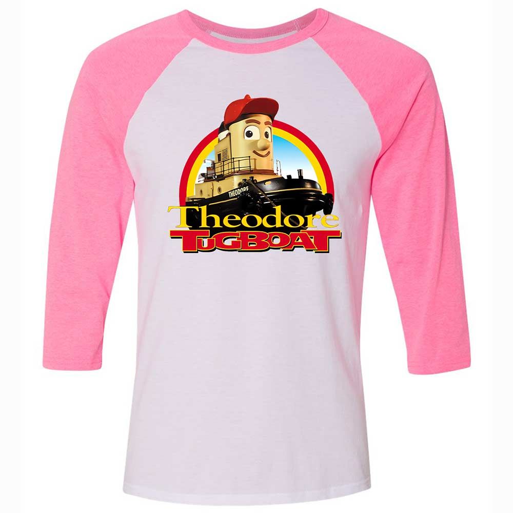 Theodore Tugboat - White/Neon Pink - 12