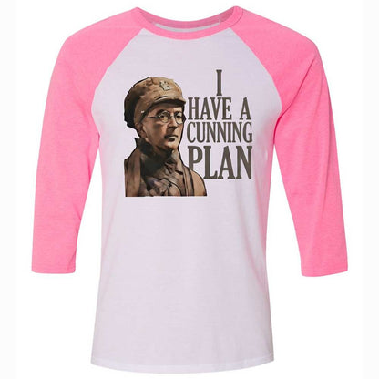 I Have A Cunning Plannn - White/Neon Pink - 12