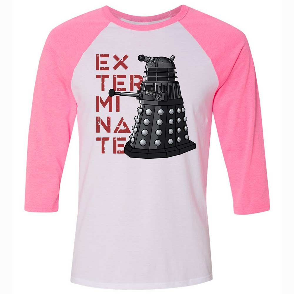 Dalek Exterminate - White/Neon Pink - 12