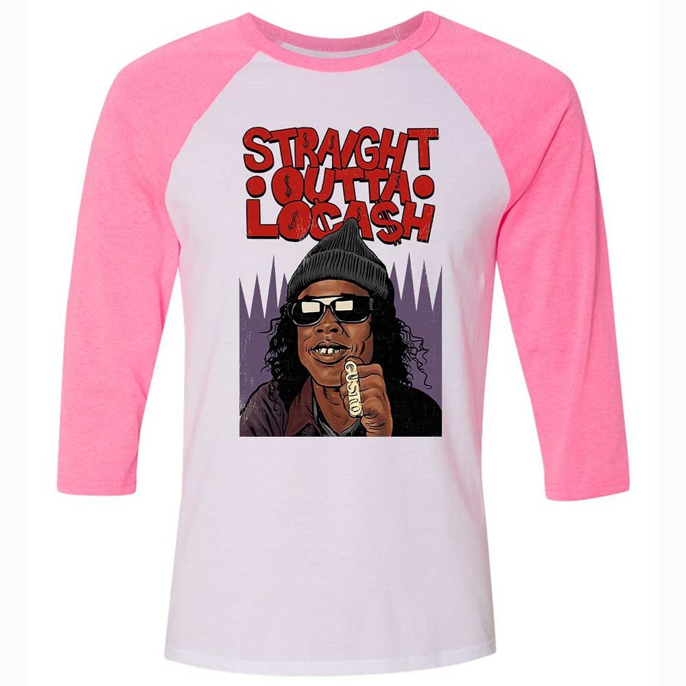 Straight Outta Locash - White/Neon Pink - 12