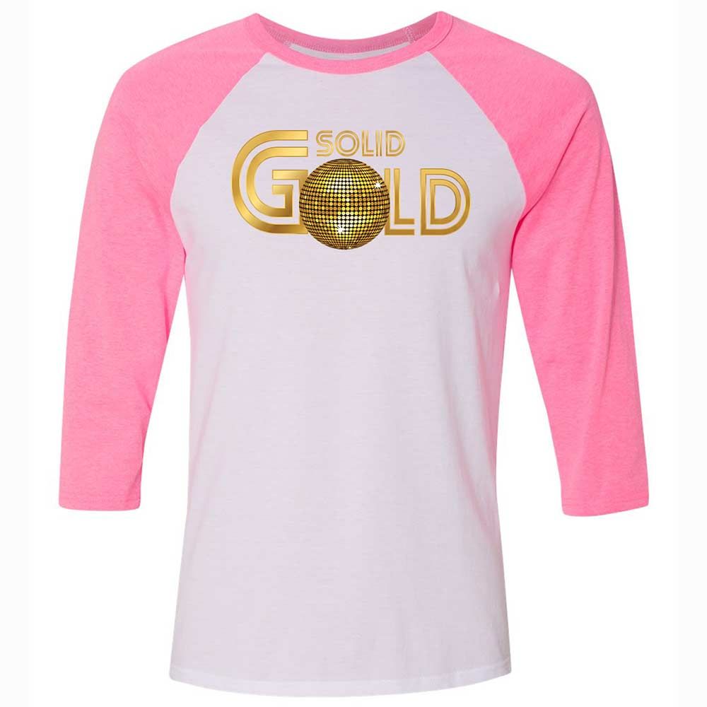 Solid Gold - White/Neon Pink - 12