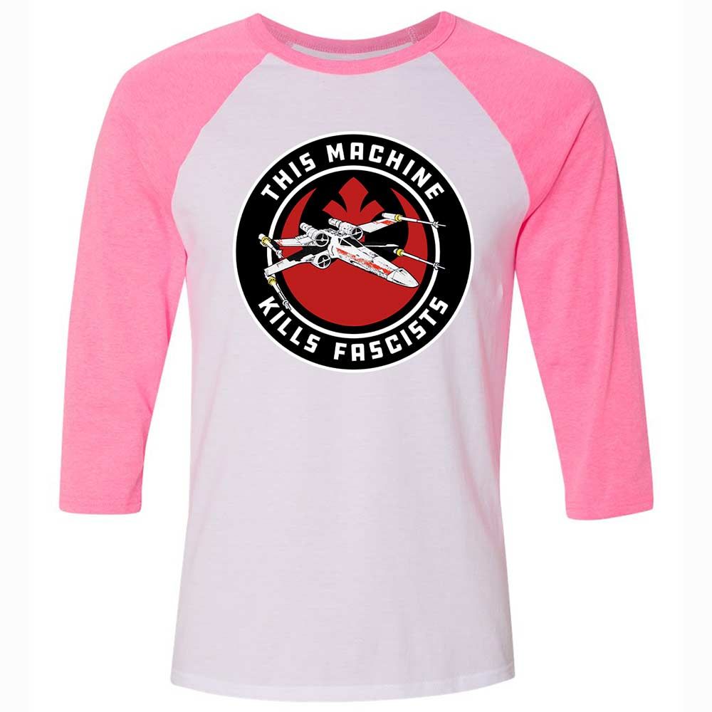 This Machine Kills Fascists - White/Neon Pink - 12