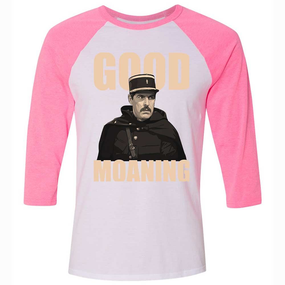 Unisex 3/4 Baseball Tee - HYRCY1PV - White/Neon Pink - 12