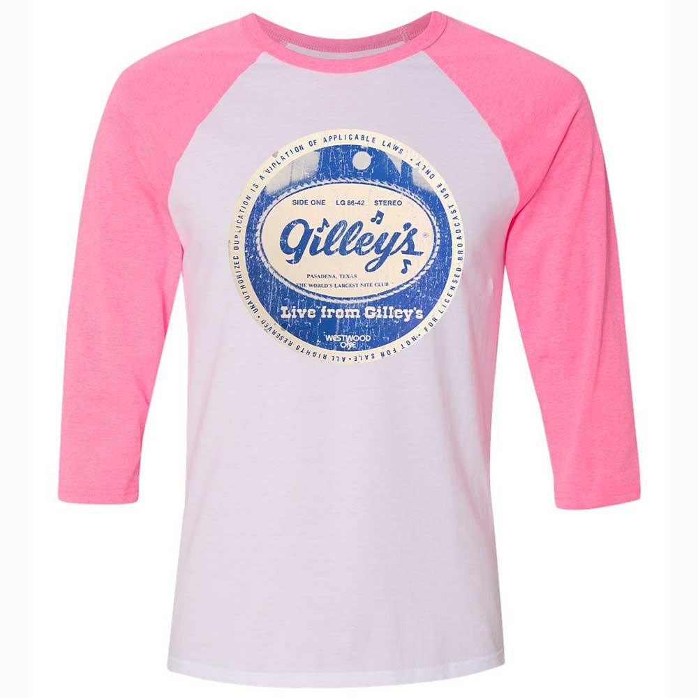 Unisex 3/4 Baseball Tee - 852WWZWH - White/Neon Pink - 12