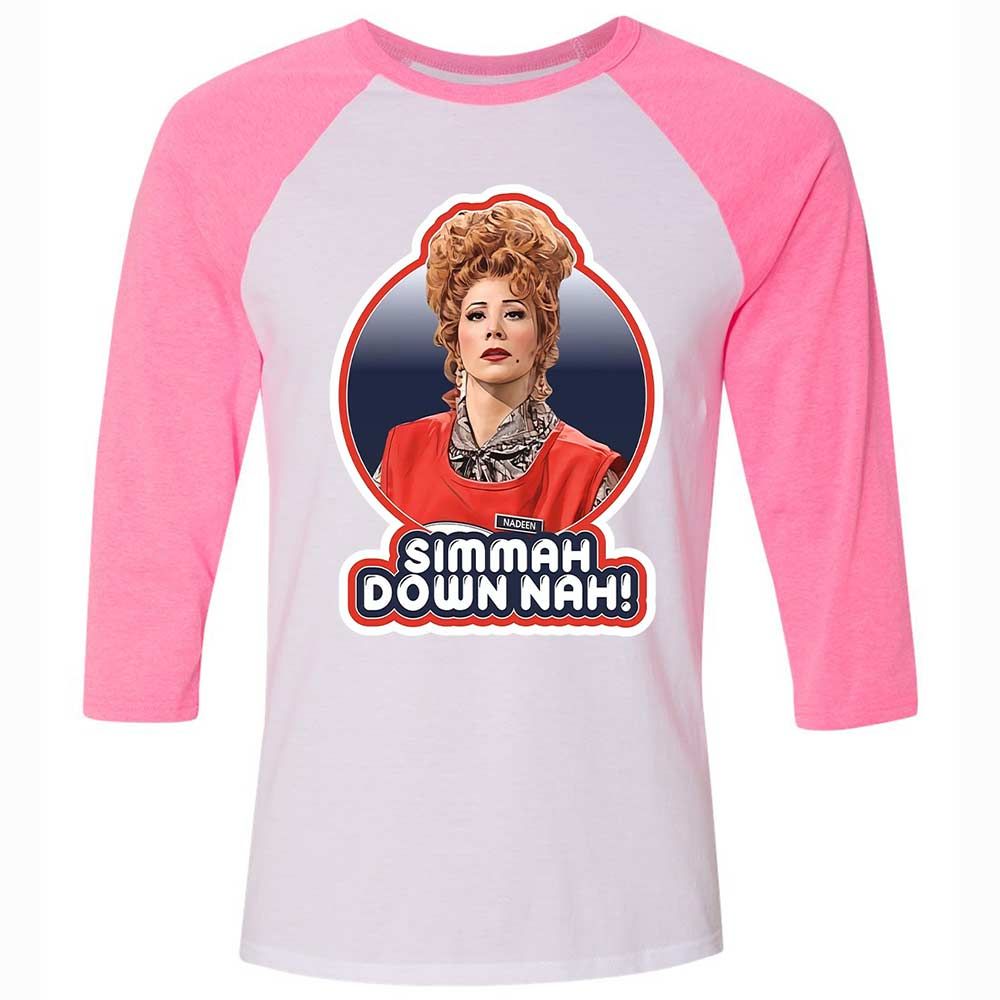 Simmah down nah! - White/Neon Pink - 12