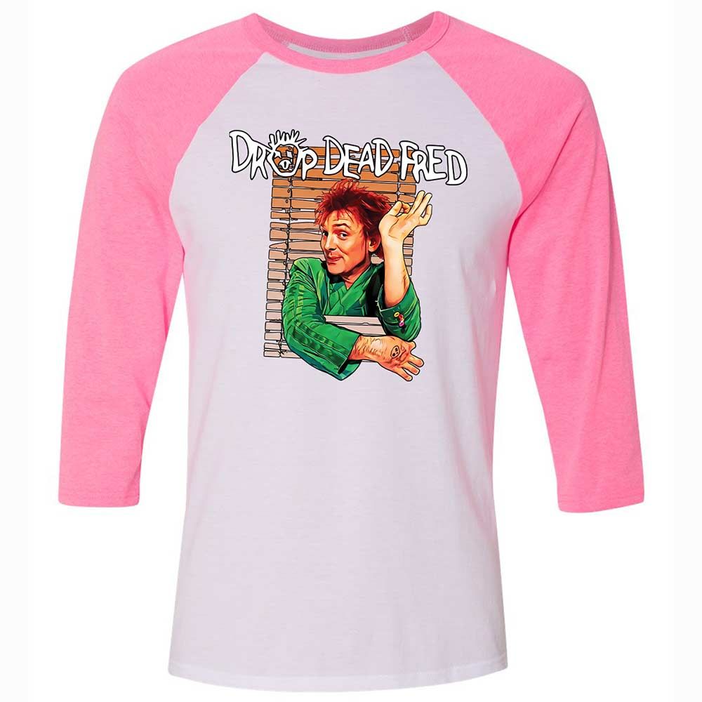 Funny Man Drop Dead Fred - White/Neon Pink - 12
