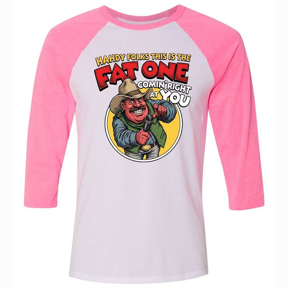 Fat One comin' right at you - White/Neon Pink - 12