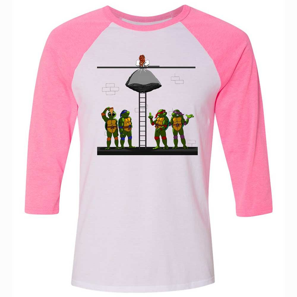 I've Been Dreaming of a Turtle's Kiss - White/Neon Pink - 12