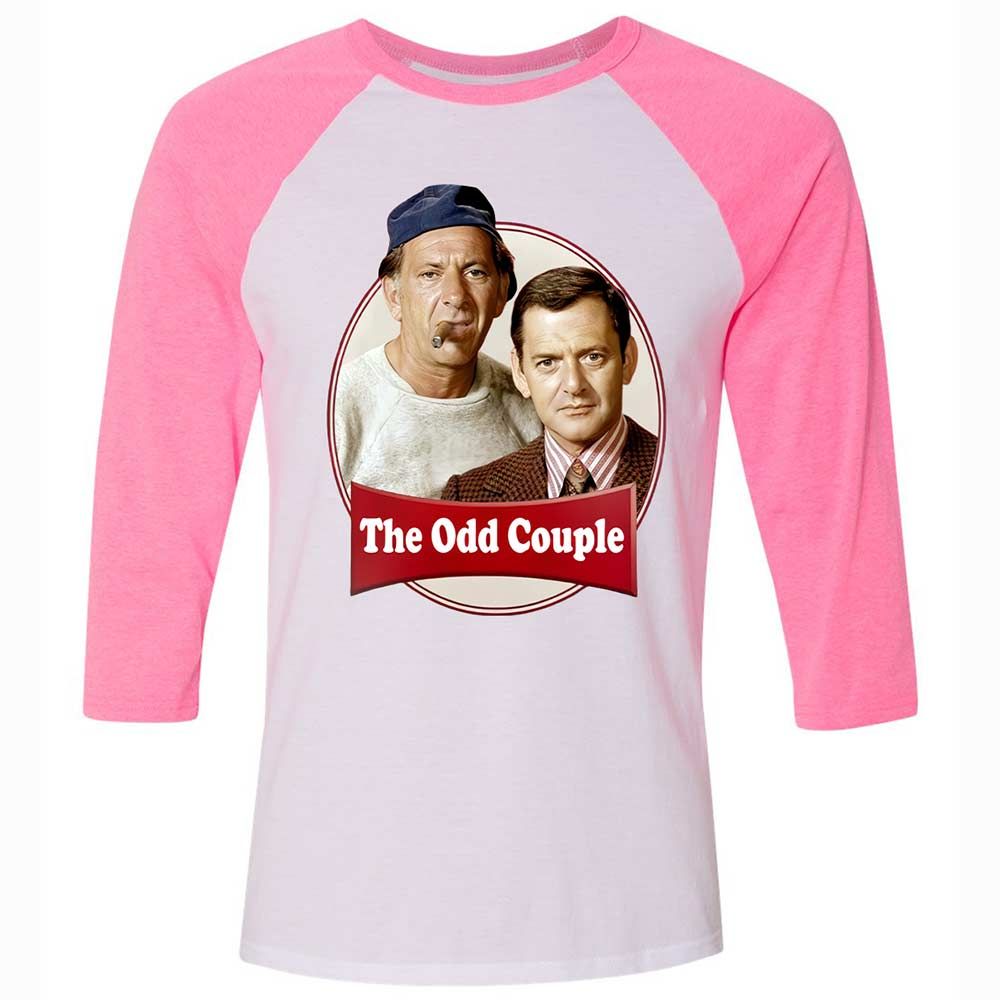 Unisex 3/4 Baseball Tee - ZA79EATU - White/Neon Pink - 12