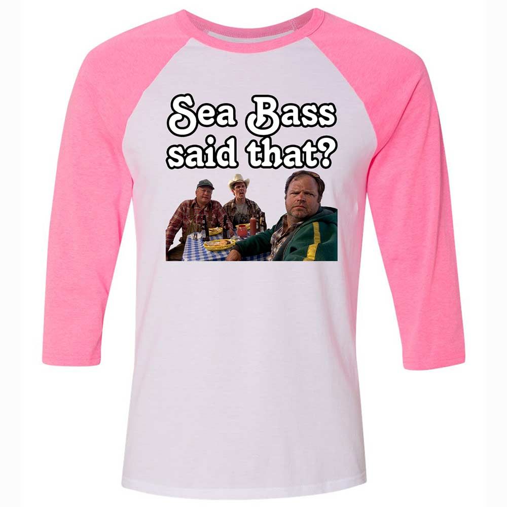 Unisex 3/4 Baseball Tee - 9Z2GY8GD - White/Neon Pink - 12