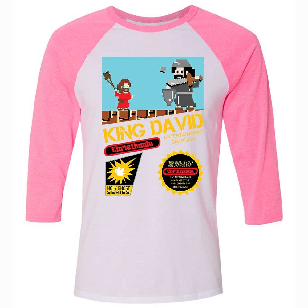 David Vs Goliath Cool Christian - White/Neon Pink - 12