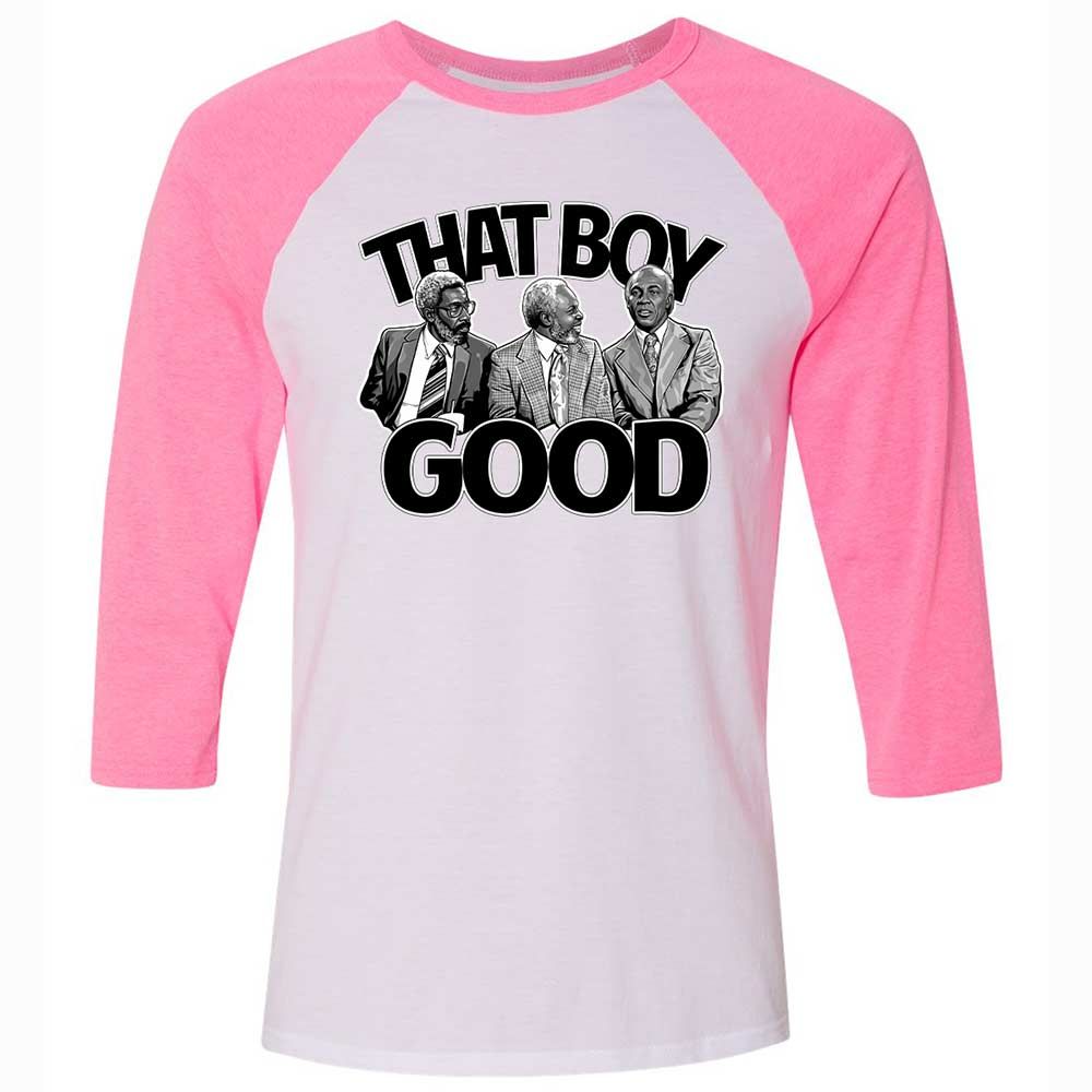 That boy good - White/Neon Pink - 12
