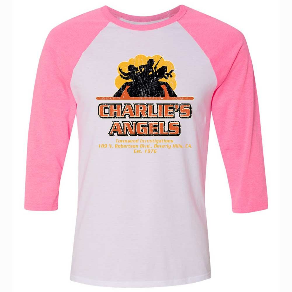 Unisex 3/4 Baseball Tee - WTRJTLEQ - White/Neon Pink - 12