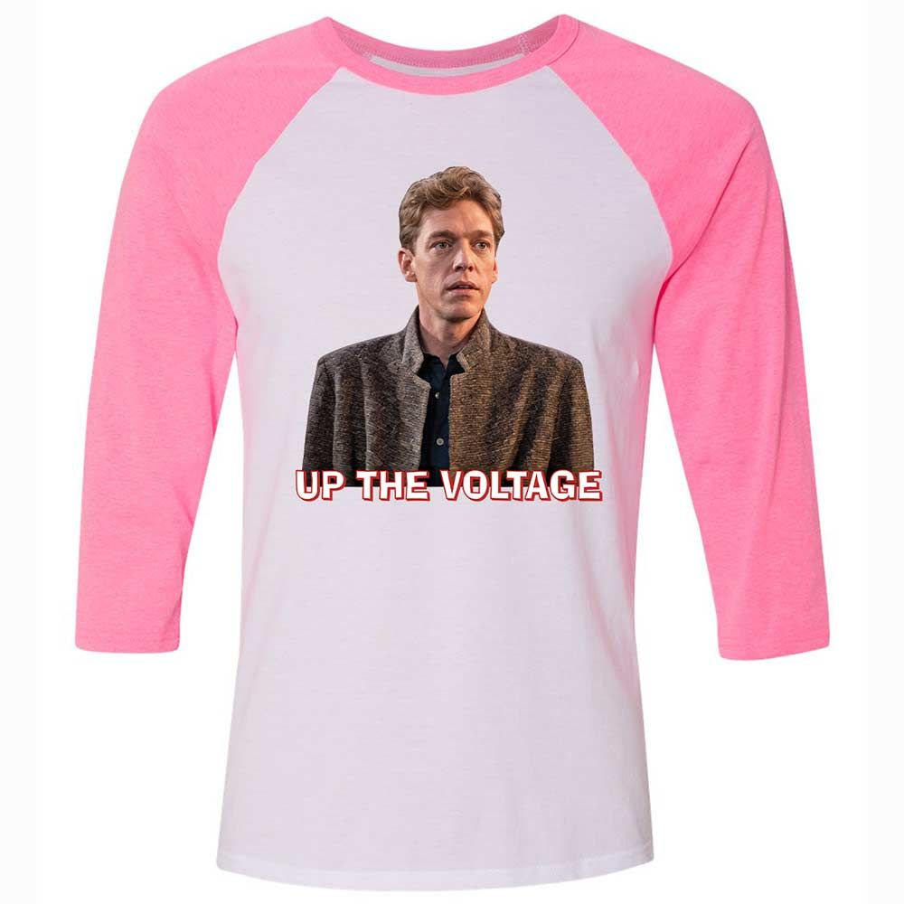 Unisex 3/4 Baseball Tee - JPDT7UKQ - White/Neon Pink - 12