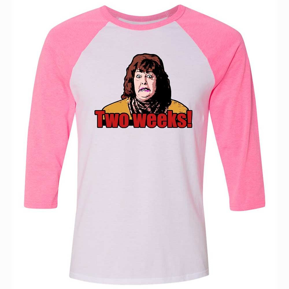 Unisex 3/4 Baseball Tee - R8YQBCCV - White/Neon Pink - 12