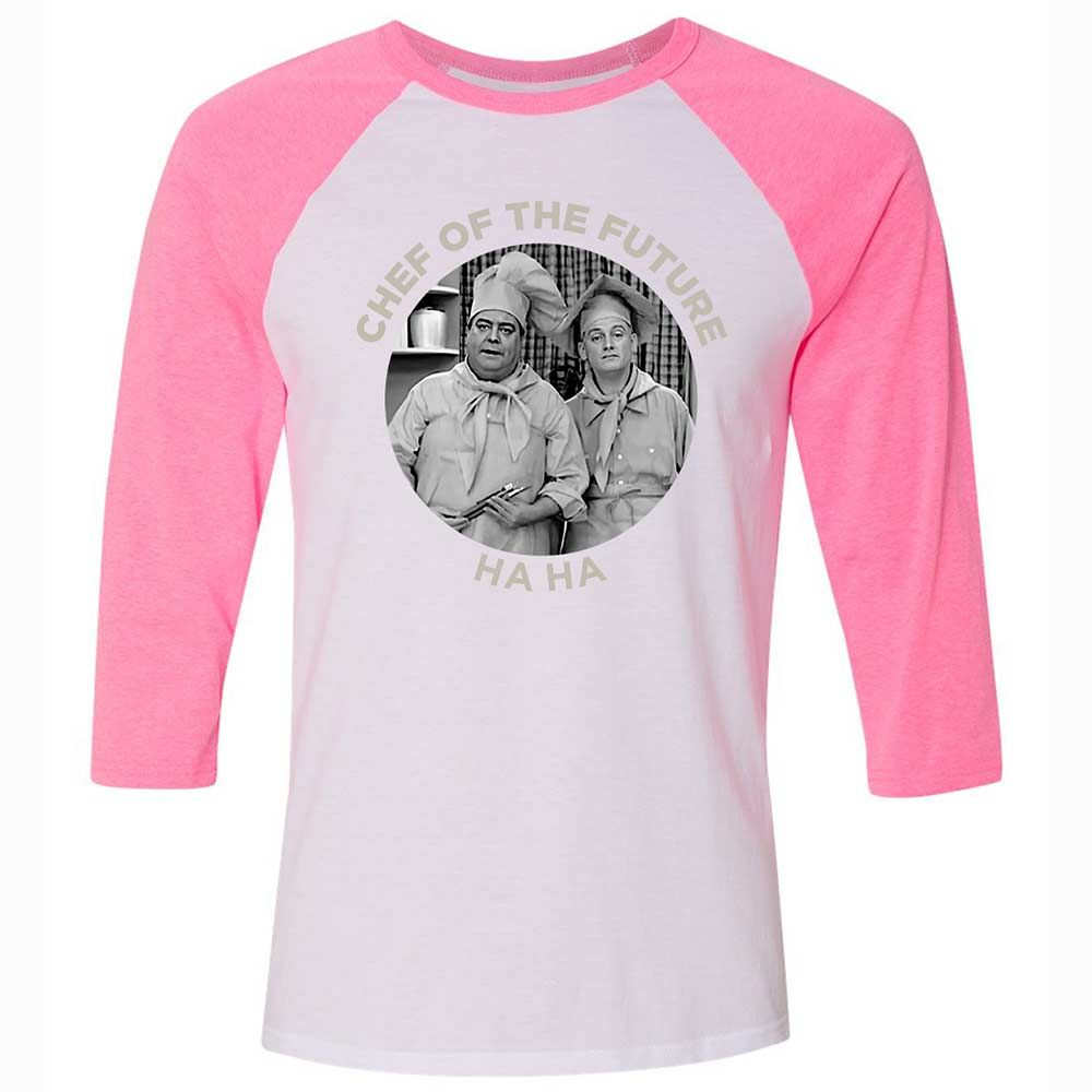 Unisex 3/4 Baseball Tee - 8RYLLW4U - White/Neon Pink - 12