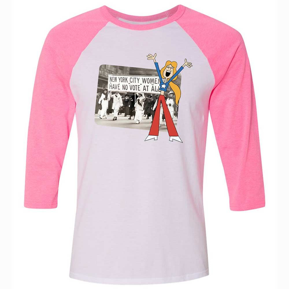Vote for women - White/Neon Pink - 12