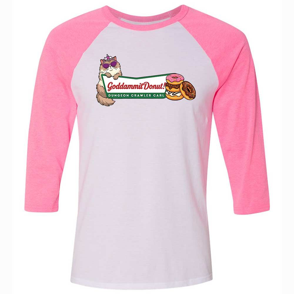 Goddammit Donut - White/Neon Pink - 12