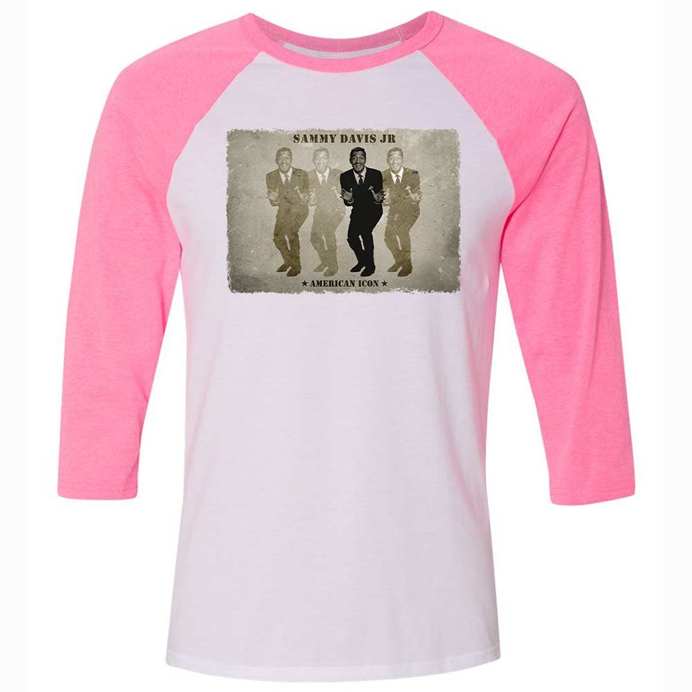 Unisex 3/4 Baseball Tee - EFF8CK4E - White/Neon Pink - 12