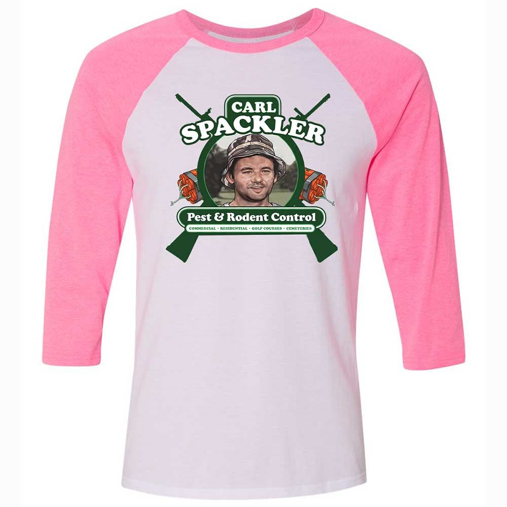 Unisex 3/4 Baseball Tee - MTEKHN5R - White/Neon Pink - 12
