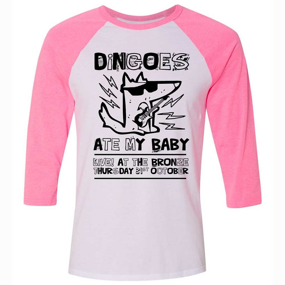 Dingoes Ate My Baby - White/Neon Pink - 12