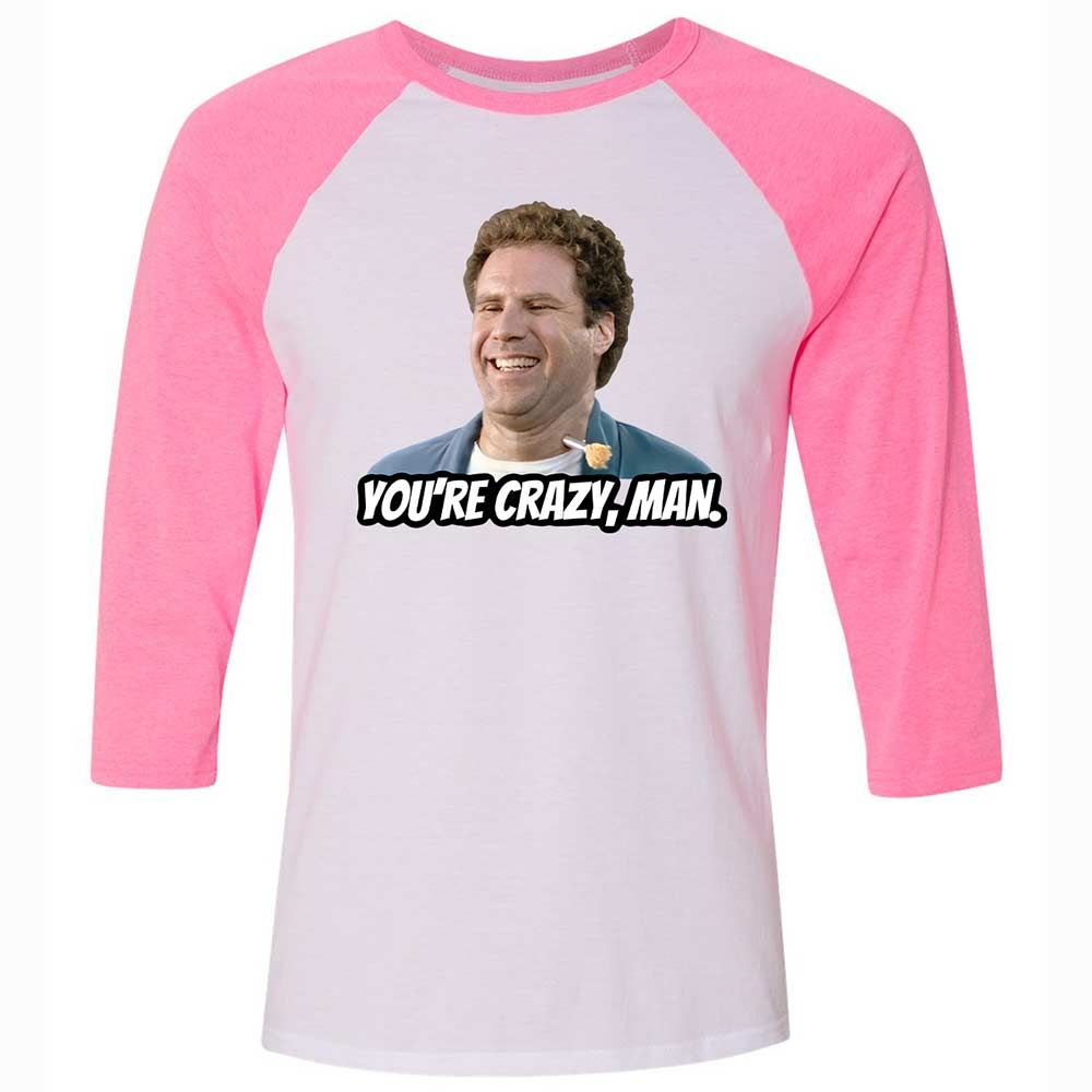 You're crazy, man - White/Neon Pink - 12