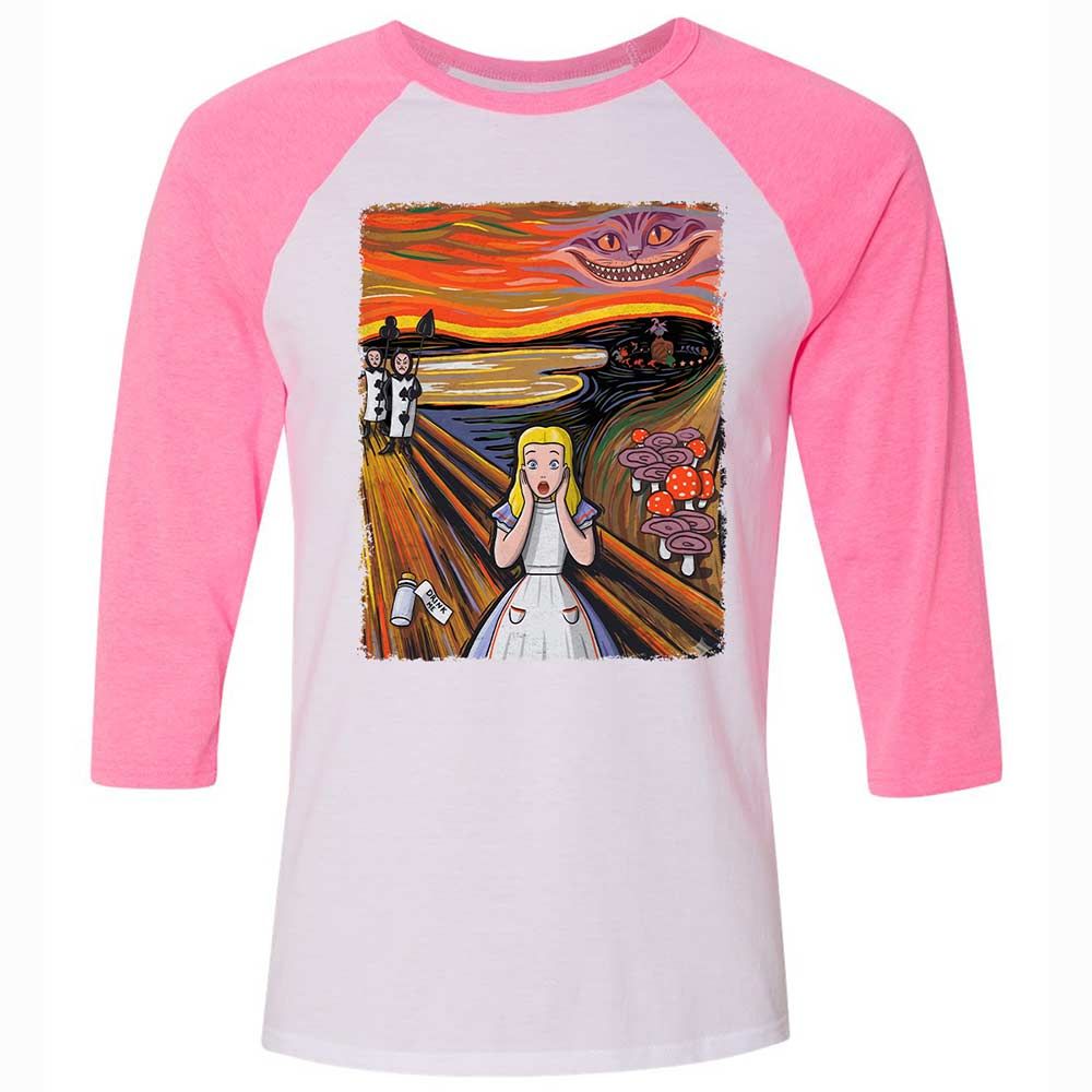Alice in Screamland - White/Neon Pink - 12