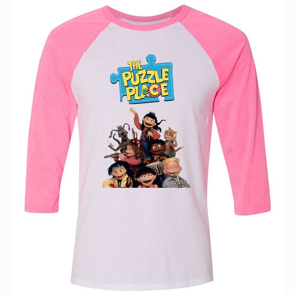 The Puzzle Place - White/Neon Pink - 12